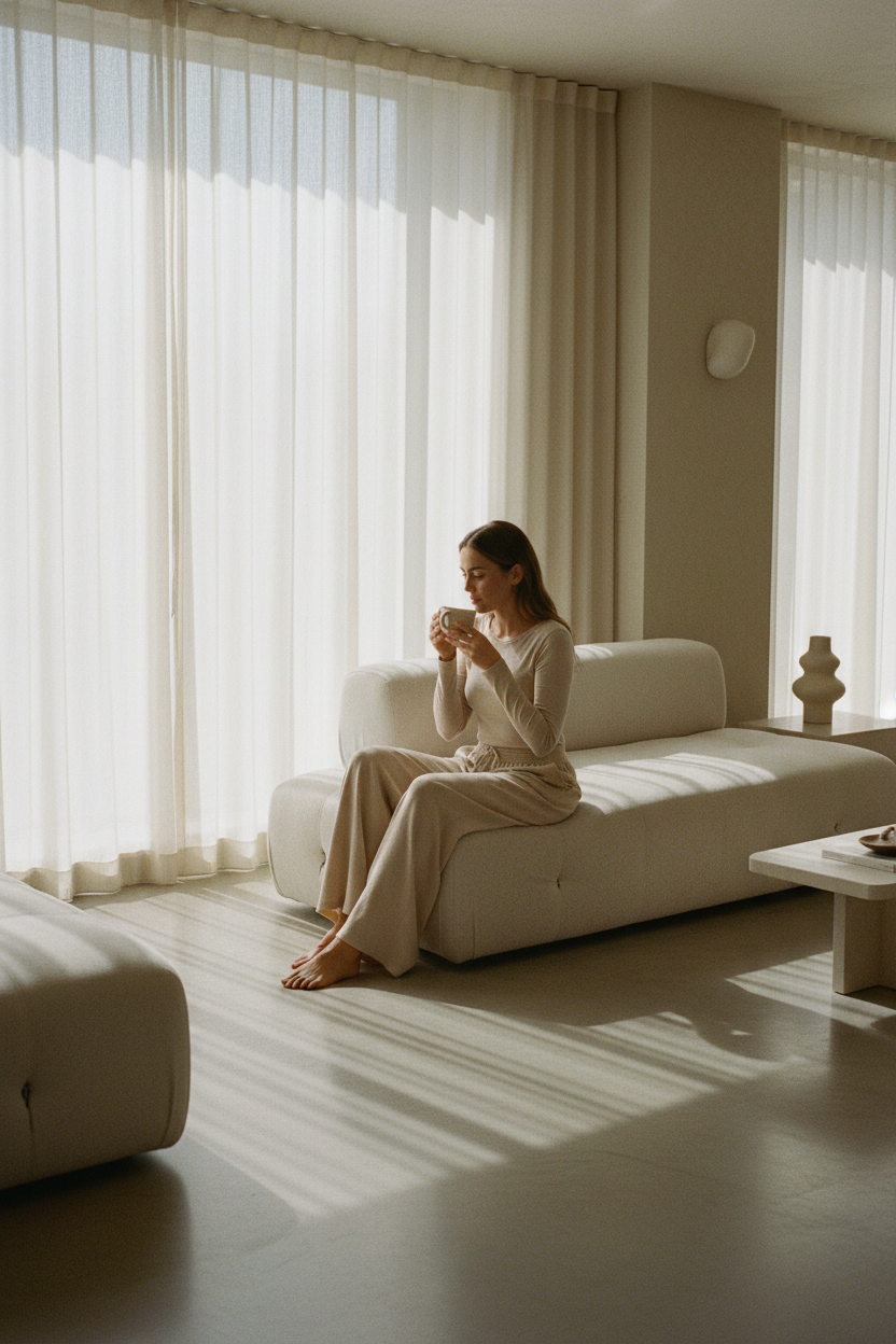 Experience premium comfort with IAMLIA’s minimalist lounge sets. Designed for slow mornings and relaxed evenings. Effortless, chic, and built for your self-care.
