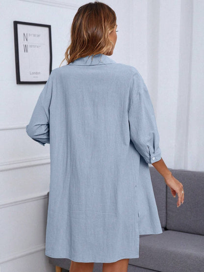 Single-Breasted Shirt & Pant Set