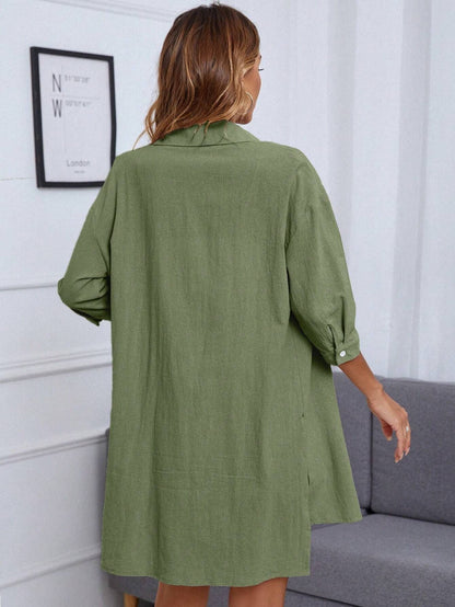 Single-Breasted Shirt & Pant Set